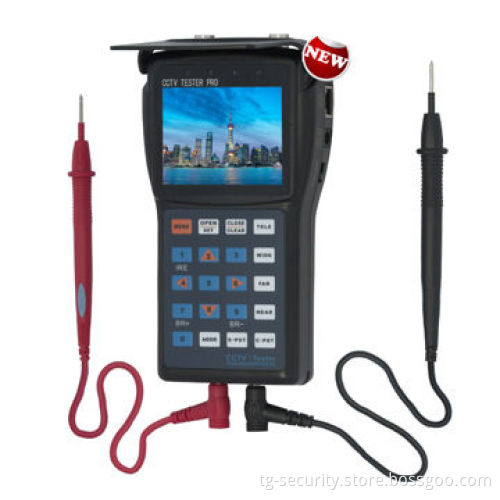 3.0-inch LCD Screen Multifunction CCTV Tester Monitor with PTZ Control